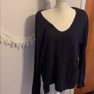 H&M black knit sweater